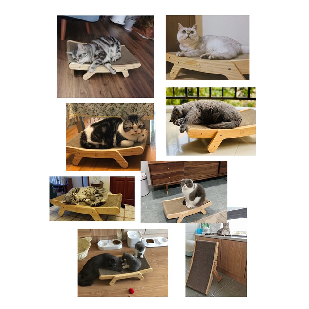 Deformation Cat Bed Vertical Corrugated Paper Grinding Claw Toy Replaceable Core Pet Products - NJPH Best Selling 