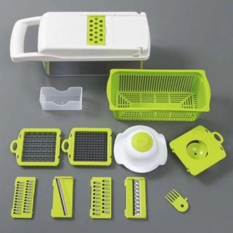 12 In 1 Manual Vegetable Chopper Kitchen Gadgets Food Chopper Onion Cutter Vegetable Slicer - NJPH Best Selling 