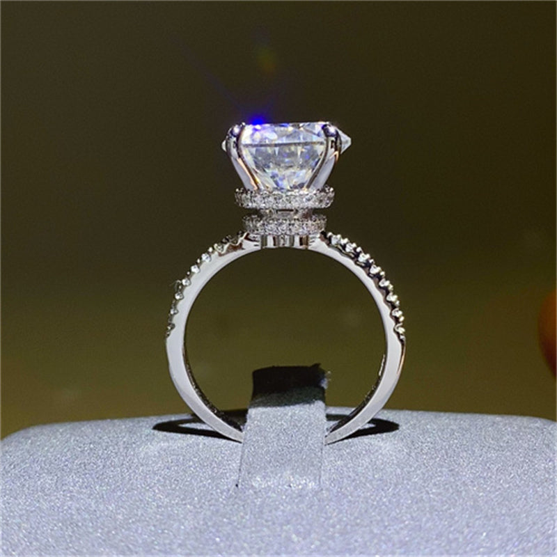 5 Carat Moissanite 925 Sterling Silver Ring - NJPH Best Selling 