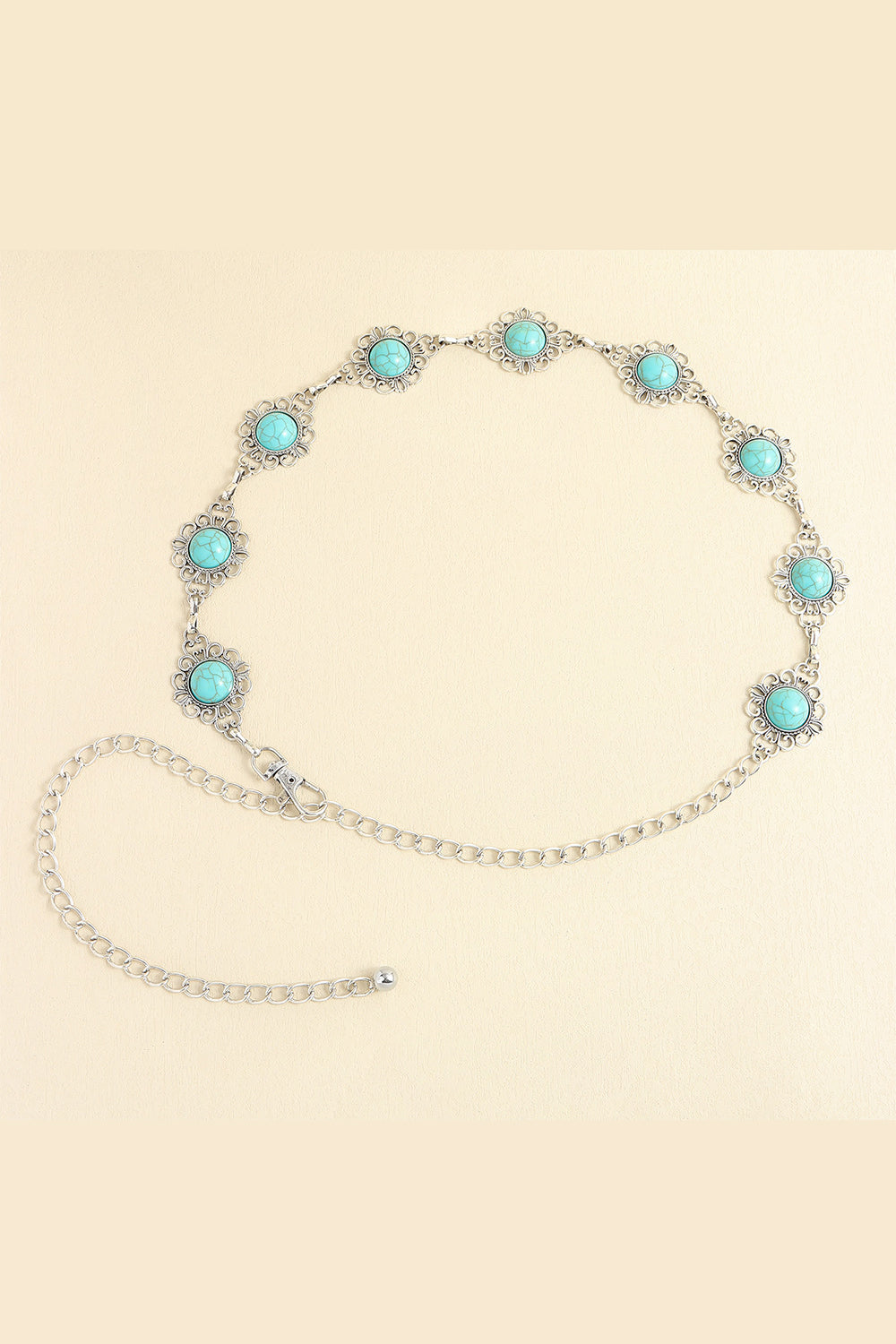 Vintage Turquoise Alloy Belt - NJPH Best Selling 