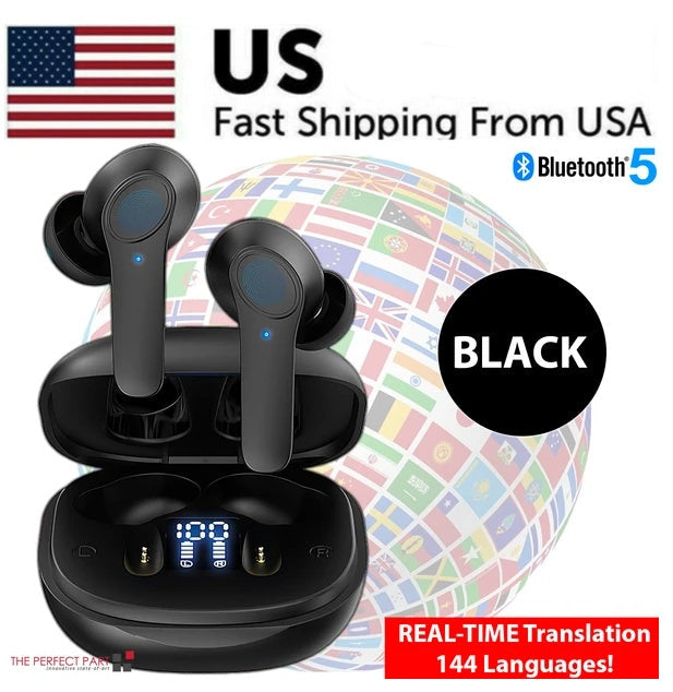 Translator Earbuds 144 Languages Real Time Online OffLine Translation Earphones