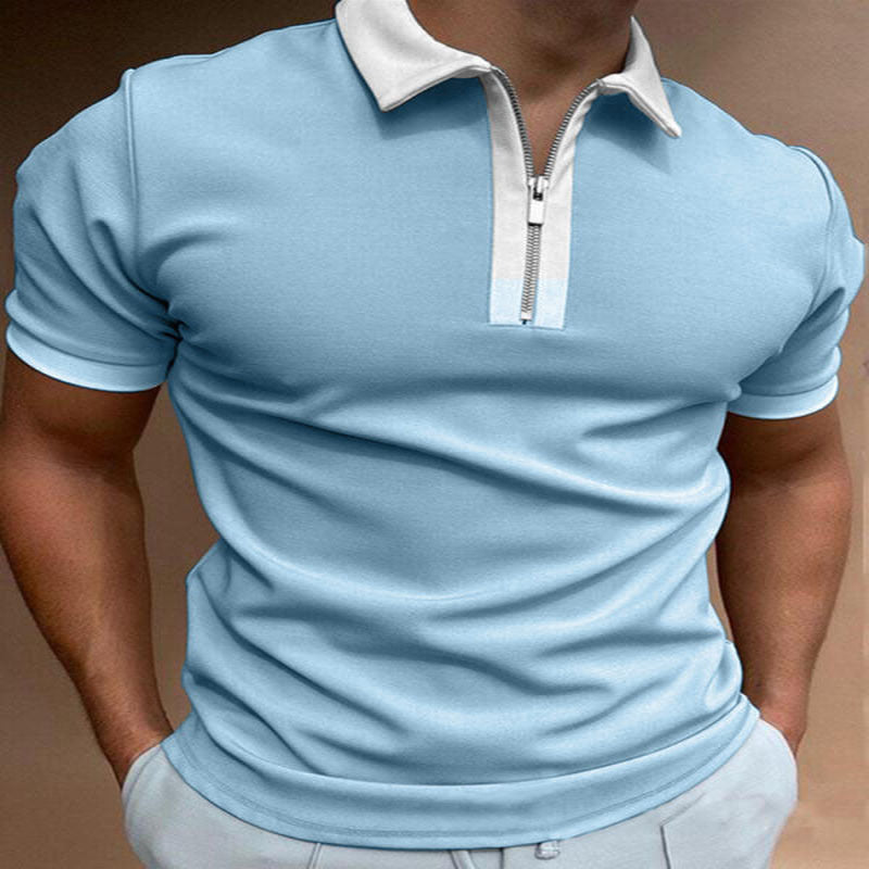 Men's Polo Shirt Men Solid Polo Shirts Brand Men Short-Sleeved Shirt Summer Shirt Man Clothing - NJPH Best Selling 