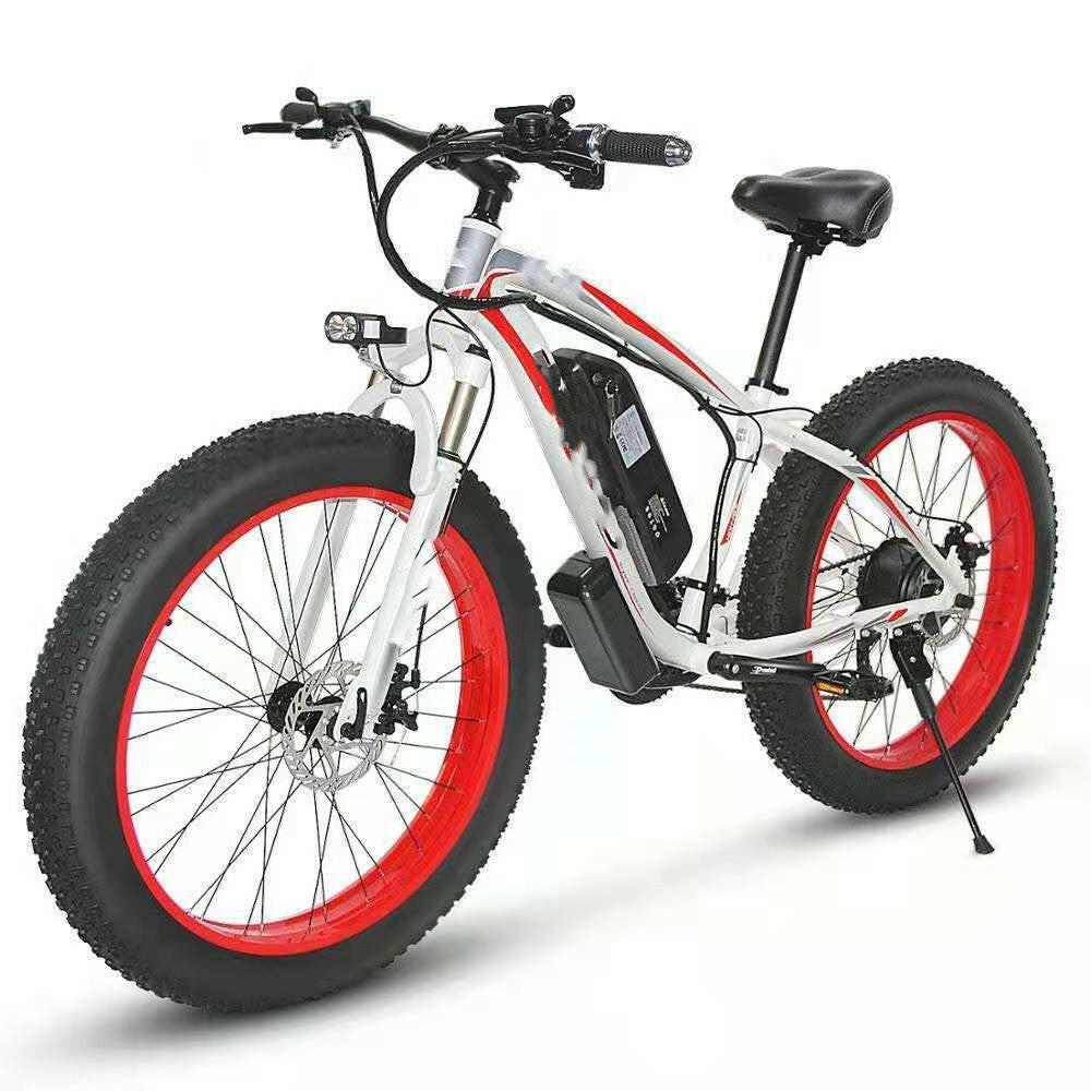 Electric Bicycle Lithium Tram Snow Electric Mountain Bike 21 Speed - NJPH Best Selling 