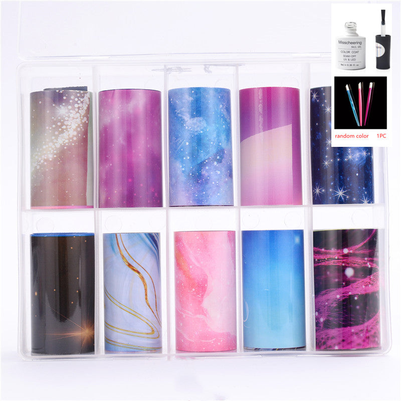 Nail Art Transfer Foils Set Of 12 - NJPH Best Selling 