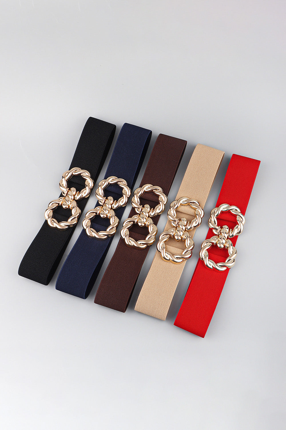 Zinc Alloy Buckle Elastic Belt - NJPH Best Selling 