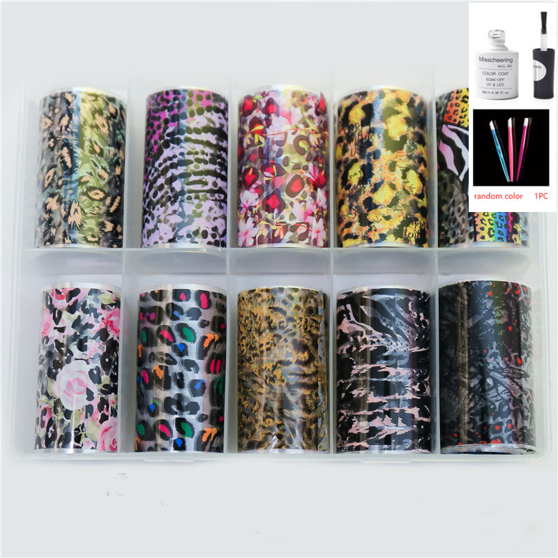 Nail Art Transfer Foils Set Of 12 - NJPH Best Selling 