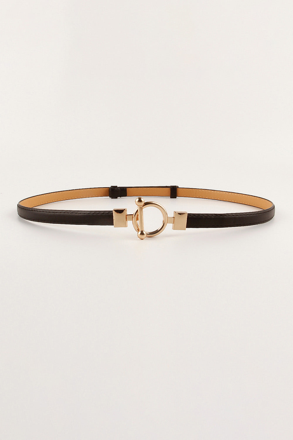 Toggle Buckle Skinny PU Belt - NJPH Best Selling 